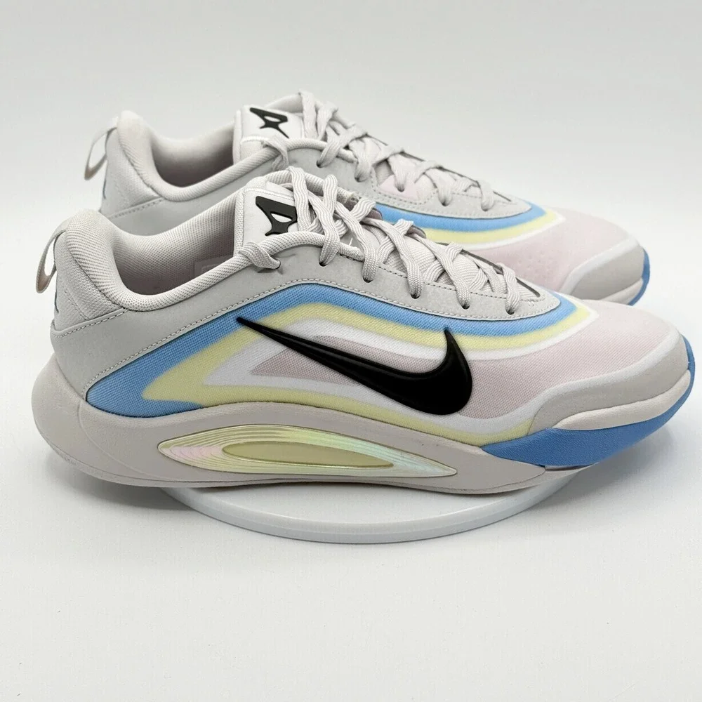 Nike A'ja Wilson A'One Basketball Shoes GS Kids Size 6.5 Grey/Blue, New‎